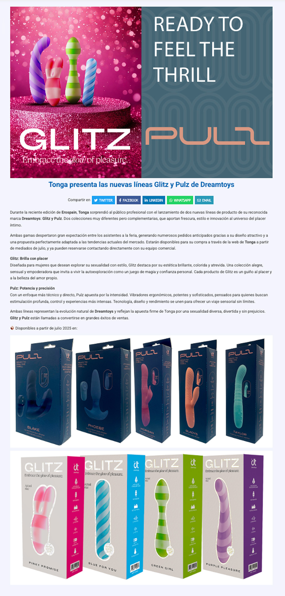 2025-06 Sugextions Online - Dreamtoys Glitz and Pulz